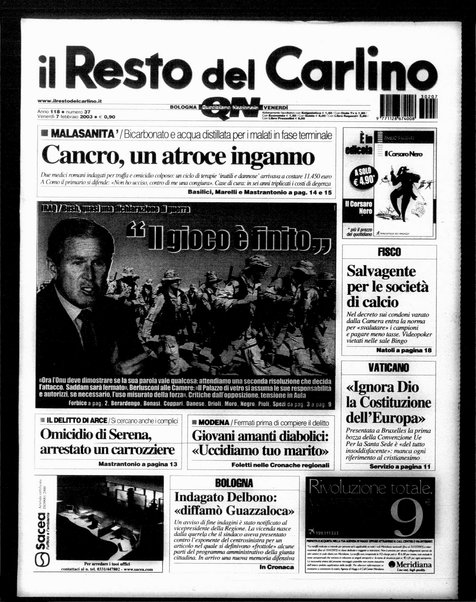 Il Resto del Carlino : giornale dell'Emilia